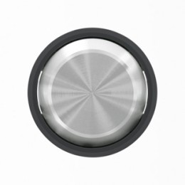 8601 CN Клавиша для выключателей/переключателей/кнопок 1-клав кольцо Стекло чёрное , ABB