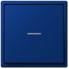 LC990KO54320T Les Couleurs® Le Corbusier Клавиша для выключателя/кнопки с окошком для подсветки bleu outremer fonce Jung