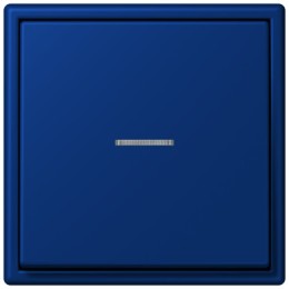 LC990KO54320T Les Couleurs® Le Corbusier Клавиша для выключателя/кнопки с окошком для подсветки bleu outremer fonce Jung