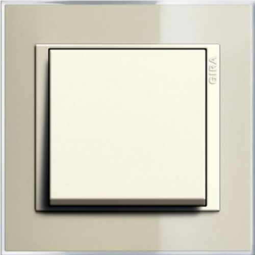 0211771 Рамка Event Clear Песочный / Кремовый 1-постовая Gira