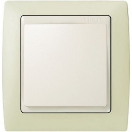 8200610-031 Рамка декоративная, 1 пост, Simon 82 Detail Original, слоновая кость-тростниковый сахар