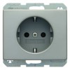 47157004 Штепсельная розетка SCHUKO цвет: нержавеющая сталь K.5 Berker