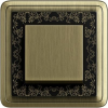 0211662 Рамка Classix Art Бронза / Черный 1-постовая Gira