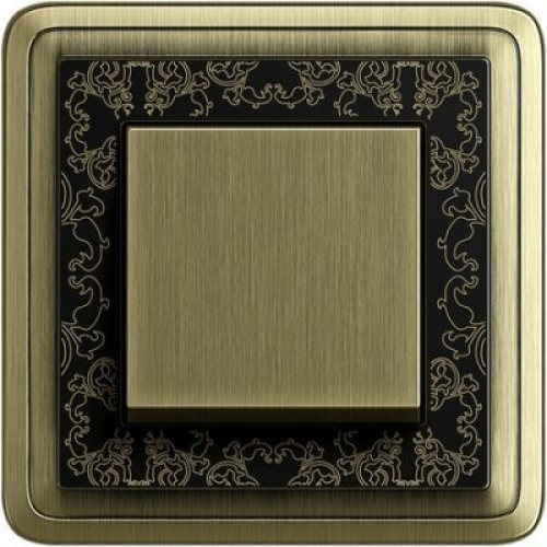 0211662 Рамка Classix Art Бронза / Черный 1-постовая Gira