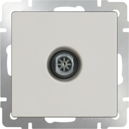 WL03-TV-2W-ivory ТВ розетка проходная  (слоновая кость) Antik Werkel a033757