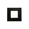 2700617-086 Накладка декоративная на рамку базовую, 1 пост, Simon 27 Play, Arctic, чёрный