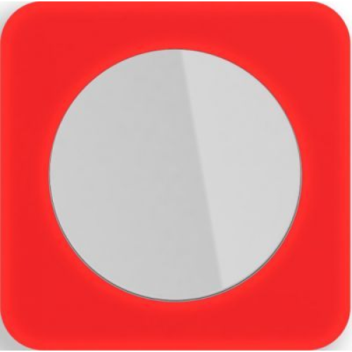 10112349 Рамка R.1 Красный, белый 1-постовая Berker