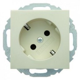 47278982 Штепсельная розетка SCHUKO 45° цвет: белый, с блеском S.1 Berker