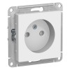 ATN000149 Atlasdesign Розетка без заземления со шторками, 16А, механизм, Белый Schneider Electric