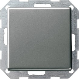 013020 Кнопочный выключатель / переключатель 10А/250В в сборе Сталь Gira E22