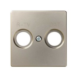 82097-34 Накладка для спутниковых радио-телевизионных розеток, S82, S82N, шампань Simon