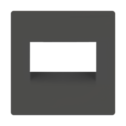 WL07-RJ45+RJ45-CP Накладка для двойной розетки Еthernet RJ-45 (серо-коричневый) Antik Werkel a040422