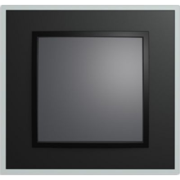 10116616 Рамка B.7 Черное стекло 1-постовая Berker