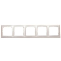 770475 Рамка Valena Жемчуг 5-постовая Legrand