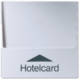 A590CARDAL Накладка карт.выкл., кр.ал. Jung A серия