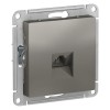 ATN000981 Atlasdesign Розетка телефонная RJ11, механизм, Сталь Schneider Electric
