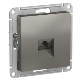 ATN000981 Atlasdesign Розетка телефонная RJ11, механизм, Сталь Schneider Electric