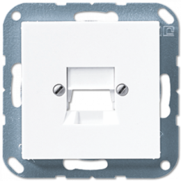 A569-15NWEWW Крышка для 1-го модульного разъема, бел. Jung A серия