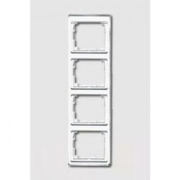 SL584WW Рамка SL 500 Белый 4-постовая вертикальная Jung