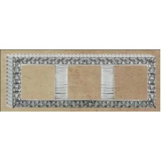 FD01523AB Рамка для накладного монтажа San Sebastian Antique silver black 3-постовая Fede FD01523AB Рамка для накладного монтажа San Sebastian Antique silver black 3-постовая Fede