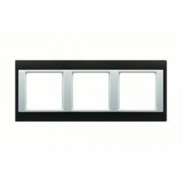 AP583GCRWW Рамка A Plus Хром / Белый 3-постовая Jung