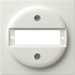 027840 Накладка для штепсельных разъемов D-subminiature Белый Gira S-color