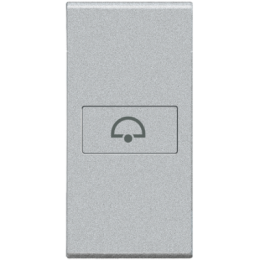 NT4916D LivingLight Клавиша Axial Символ "Звонок", размер 1 модуль Bticino