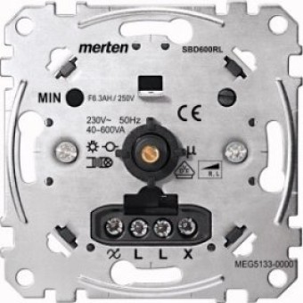 MTN5133-0000 Механизм пов. светорег. инд. нагр. 600ва Merten