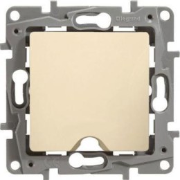 672329 Вывод кабеля с зажимом для кабеля - Etika - слоновая кость Legrand