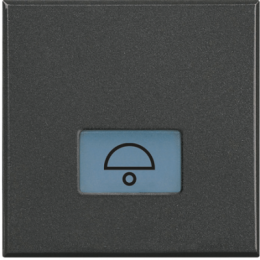 HS4921/2LD Axolute Клавиши с подсвечиваемыми символами для выключатель в дизайне AXIAL - 2 модуля, звонок Bticino