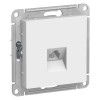 ATN000181 Atlasdesign Розетка телефонная RJ11, механизм, Белый Schneider Electric