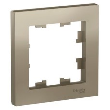 ATN000501 Рамка Atlasdesign Шампань 1-постовая Schneider Electric ATN000501 Рамка Atlasdesign Шампань 1-постовая Schneider Electric
