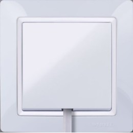 WL03-Frame-01 Рамка на 1 пост (белый, basic) Snabb basic Werkel a036625