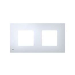 2700627-060 Накладка декоративная на рамку базовую, 2 поста, антибактериальная функция, Simon 27 Play, белый