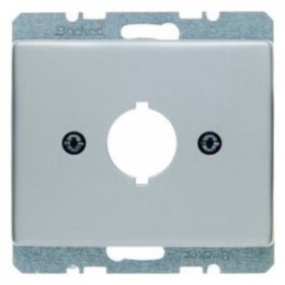 10700104 Центральная панель для сигнального и контрольного устройства диаметром 18,8 мм цвет: нержавеющая сталь Arsys Berker