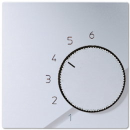 ATR236PLAL А 500 Алюминий Накладка термостата комнатного(мех TR236U,TR246U)  Jung A серия