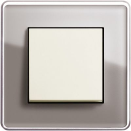 0211522 Рамка Esprit Glass C Дымчатое стекло 1-постовая Gira