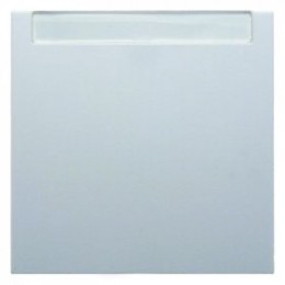 16261909 Клавиша с полем для надписей цвет: полярная белизна, матовый S.1/B.1/B.3/B.7 Glas Berker