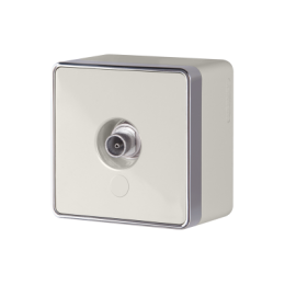 WL15-21-01 ТВ-розетка оконечная  Gallant (слоновая кость) Gallant Werkel a036787