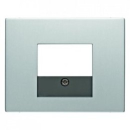 10357003 Центральная панель для розетки TAE, K.5, цвет: алюминий Berker