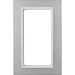 13096914 Рамка с большим вырезом B.7 Алюминий 2-постовая Berker
