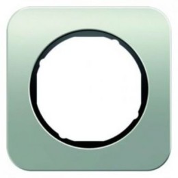 10112184 Рамка R.1 Черный, алюминий 1-постовая Berker