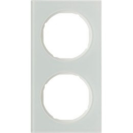 10122209 Рамка R.3 Полярная белизна, стекло 2-постовая Berker