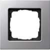 0211203 Рамка E22 Алюминий 1-постовая Gira