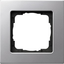 0211203 Рамка E22 Алюминий 1-постовая Gira