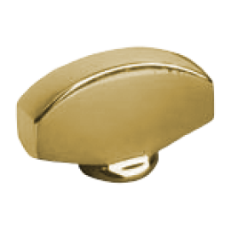 FD02315OR Поворотный выключатель "Овал", цвет Real Gold FEDE