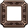 FD01351PB Рамка Siena Патина блестящая 1-постовая Fede
