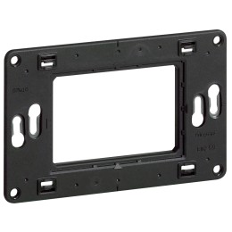 080259 Суппорт 3 модуля Legrand Mosaic