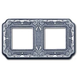 FD01352CB Рамка Siena Bright chrome 2-постовая Fede