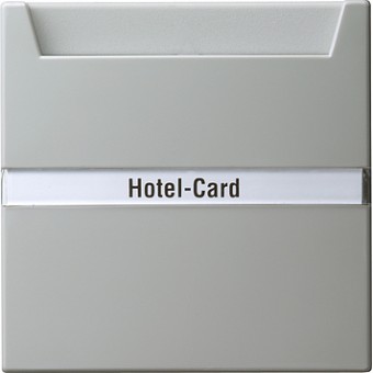 014042 Выключатель для карт, используемых в отелях Серый Gira S-color